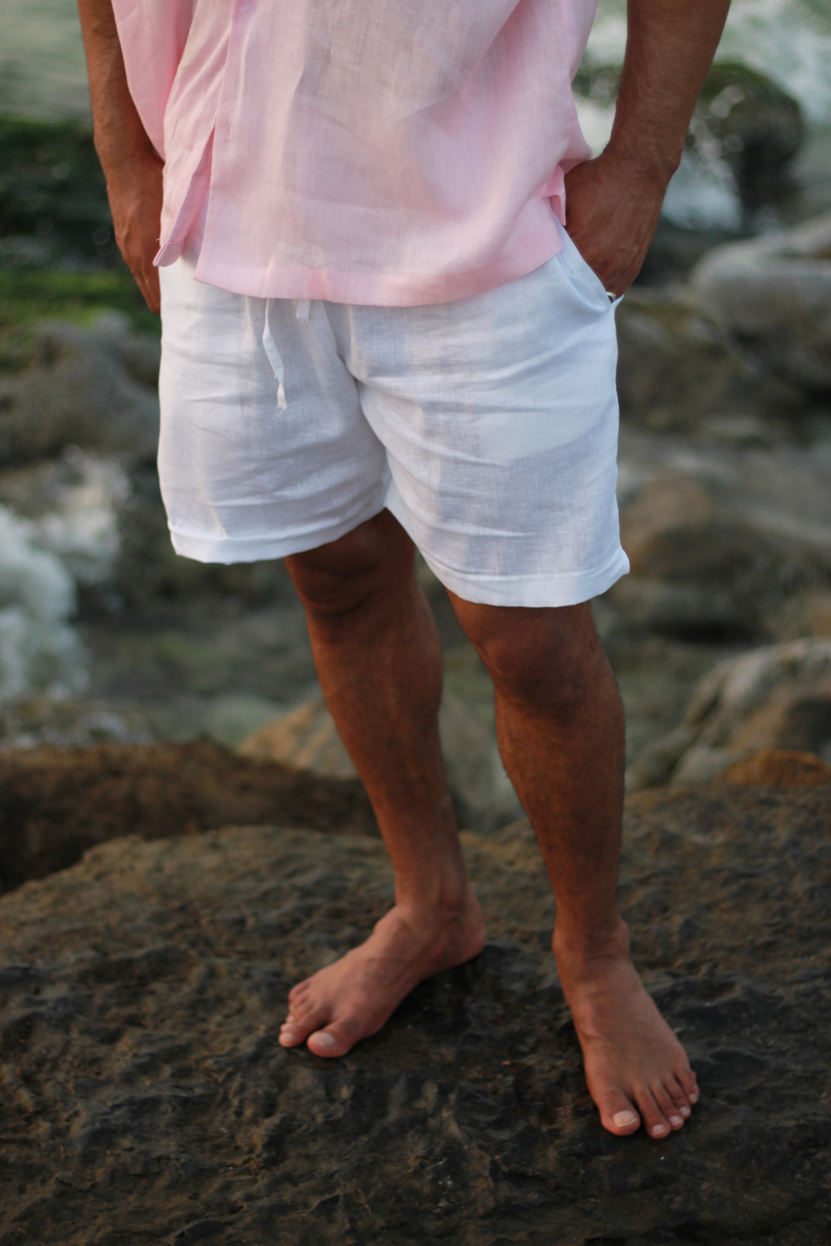 Pure Linen Shorts